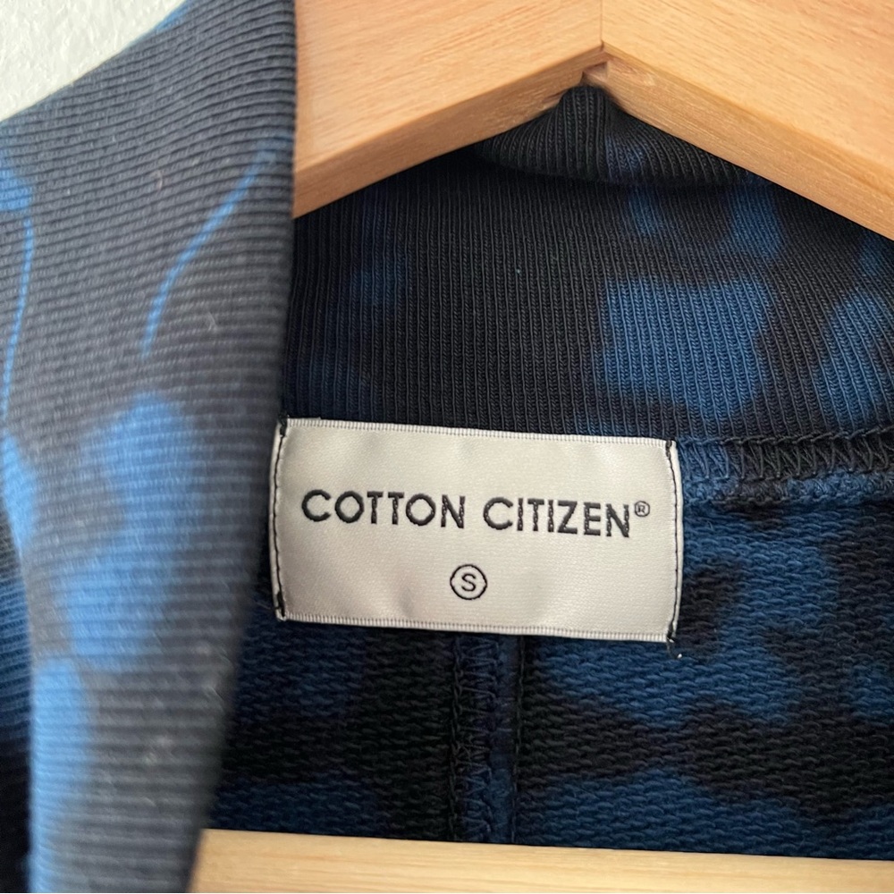 COTTON CITIZEN | Milan Tie Dye Mock Neck 100% Cotton Sweatshirt | S - Picture 3 of 5